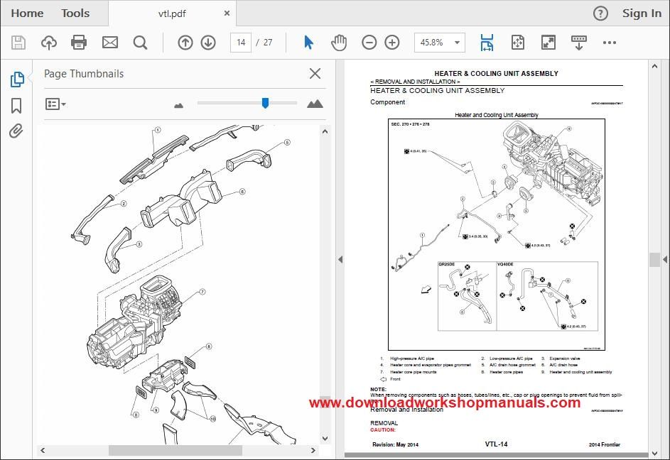 Nissan Navara Workshop Service Repair Manual Fuel Injection Service Repair